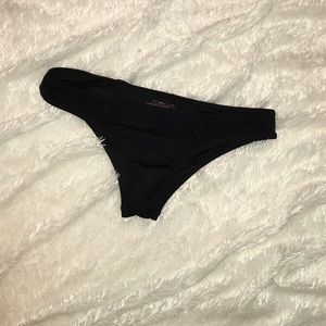 Black Victoria Secret bikini bottoms